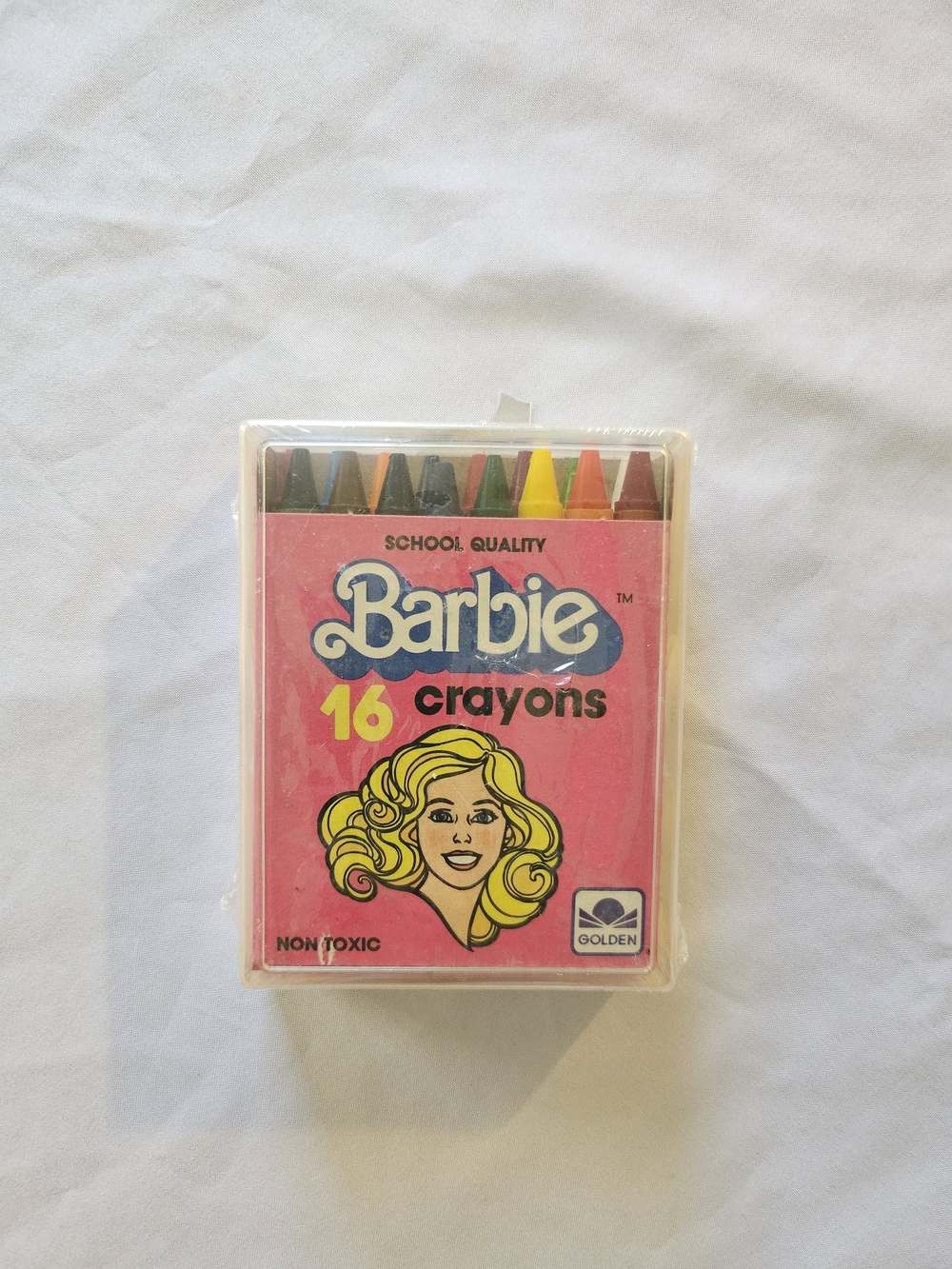 Sealed Vintage 16 Barbie Crayons